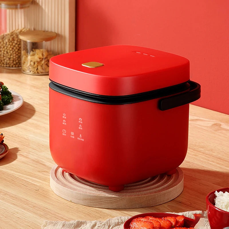 Mini Rice Cooker Automatic Household Kitchen Electric Cooking machine 1-2 People Food Warmer Steamer 1.2L Small Rice Cooker Taj Home Store