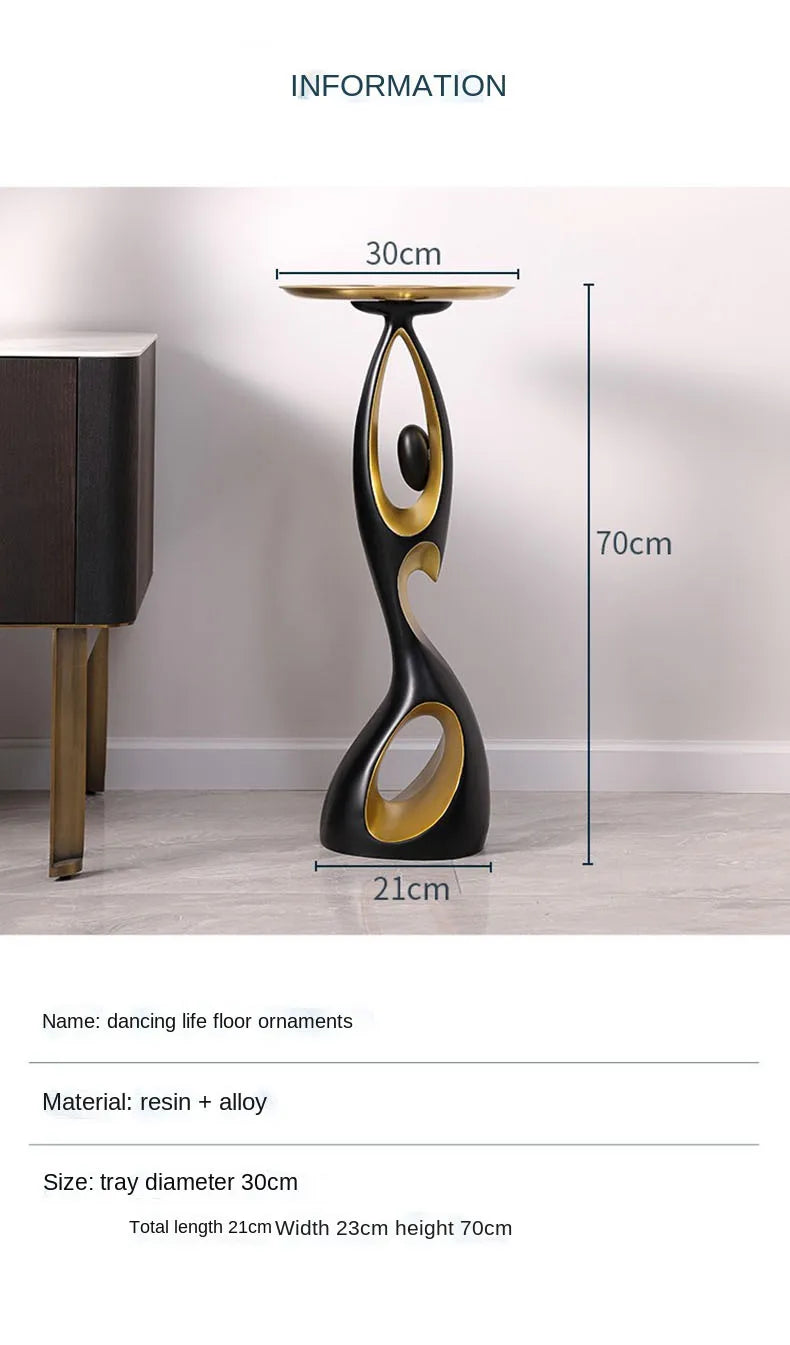 Creative Home Decor Art Abstract Sofa Side Table Light Luxury Living Room Porch Decoration Corner Table Designer Furniture Taj Home Store