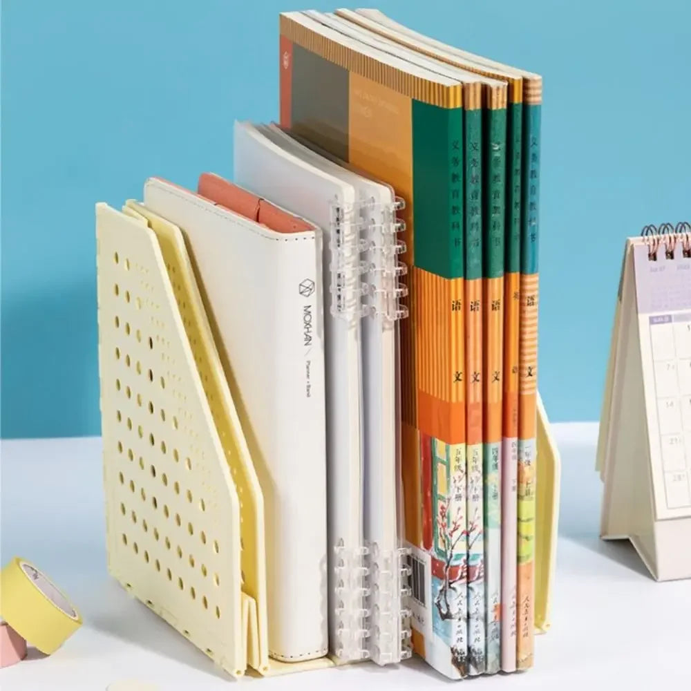 File Organizer Retractable File Holder Creative Foldable Desktop Bookend Bookshelf Adjustable File Storage Rack Office Supply Taj Home Store