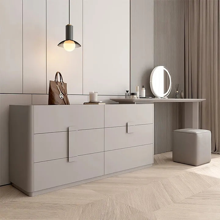 Bedroom Light Luxury Makeup Table Makeup Table Modern Simple Integrated Bedside Storage Bucket Cabinet Premium S Taj Home Store