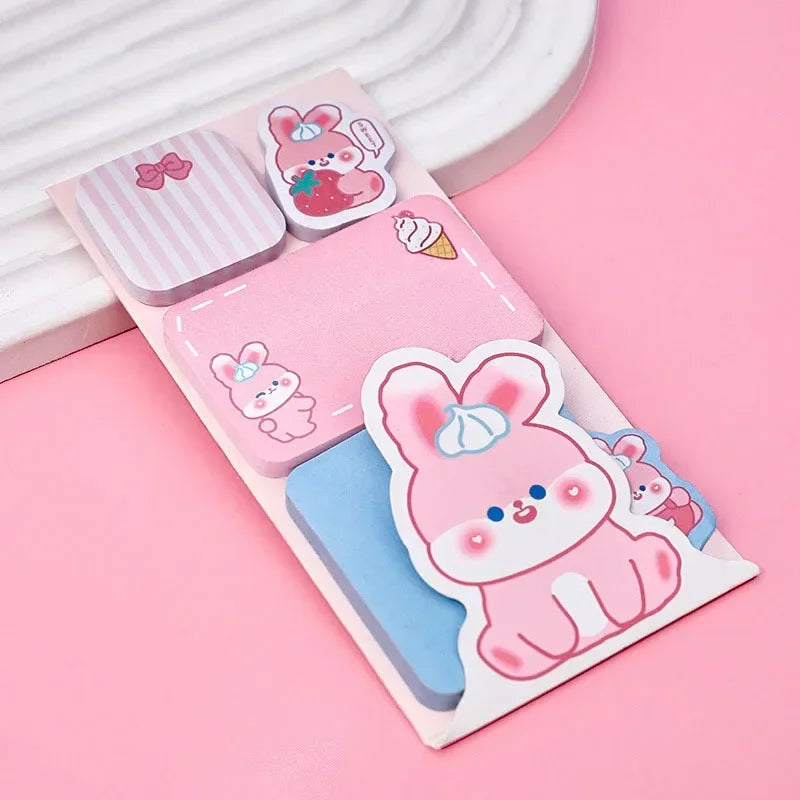 Lovely Animal Panda Rabbit Bear Dog Sticky Notes Memo Pad Paper School Supplies Planner Stickers Stationery Taj Home Store