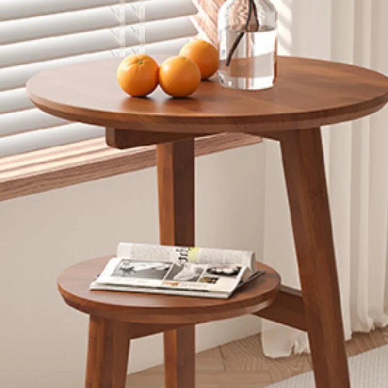 Modern Bedside Cabinets Coffee Table Solid Wood Side Table Movable Living Room Small Coffee Table Home Furniture New Taj Home Store