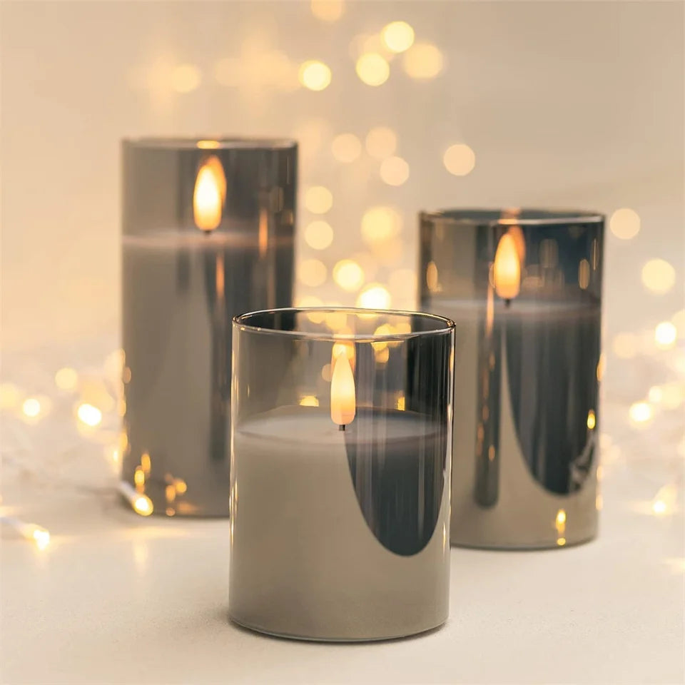 Battery Operated LED Flameless Candles with Remote and Timer Real Wax Candles Flickering Light for Wedding Home Party Decor Taj Home Store