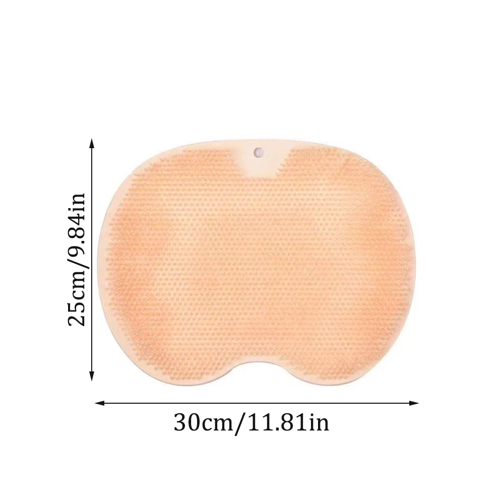 Bathroom Shower Anti Slip Mat, Circular Massage Foot Mat, Back Suction Cup, Foot Scrubber, Back Scrubber, Anti Fall Device Taj Home Store