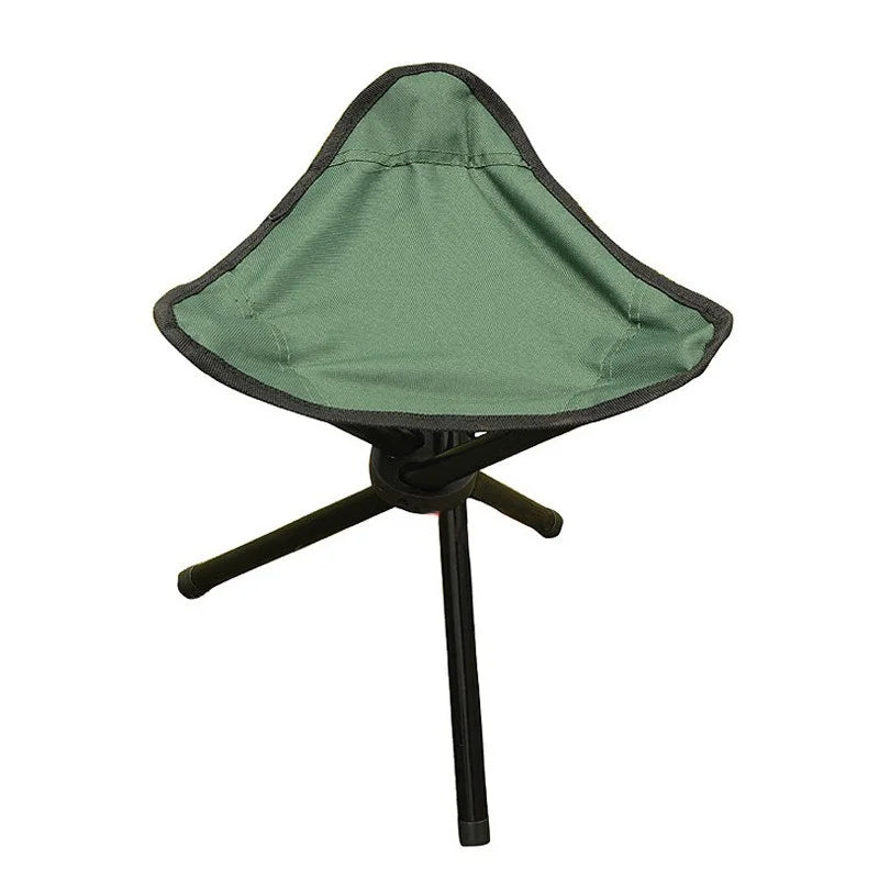 Portable 1PC Foldable Outdoor Triangle Beach Chairs Stool Lightweight Ultralight Camping Fishing Picnic Chair Multifunction Taj Home Store