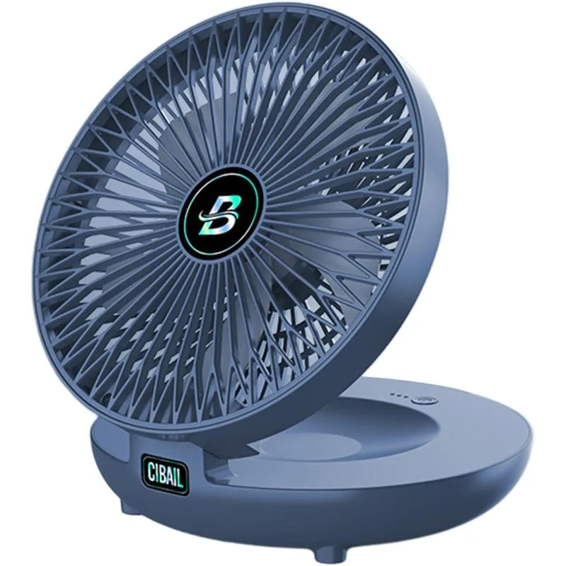 Fans, Portable Deformable Fan USB Rechargeable Quiet Pocket Cooling for Office Outdoor Home Travel Folding Small Hand Fan Taj Home Store