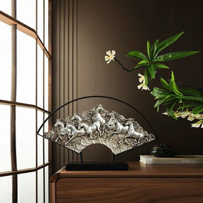 A high-end Chinese-style bookcase for the bedroom is a home decoration that attracts wealth and prosperity Taj Home Store