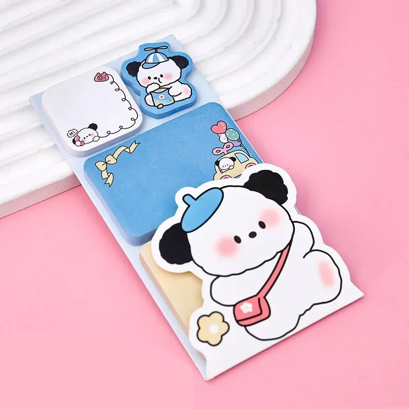 Lovely Animal Panda Rabbit Bear Dog Sticky Notes Memo Pad Paper School Supplies Planner Stickers Stationery Taj Home Store