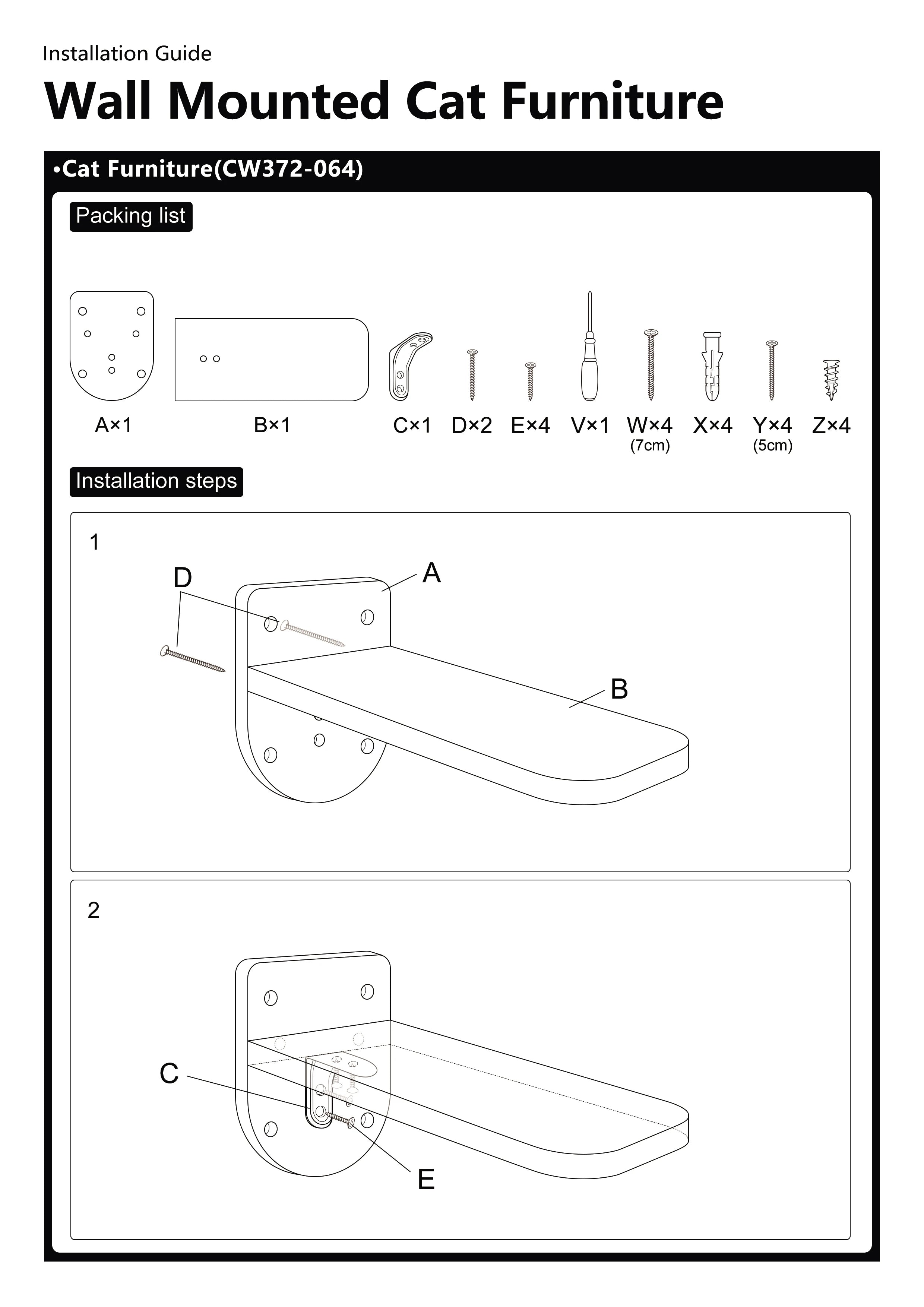 Cat Corner Shelf with 3 Steps Set Wall Mounted Cat Bed Perches Hammock for Sleeping Climbing Scratching Pet Wooden Furniture Taj Home Store