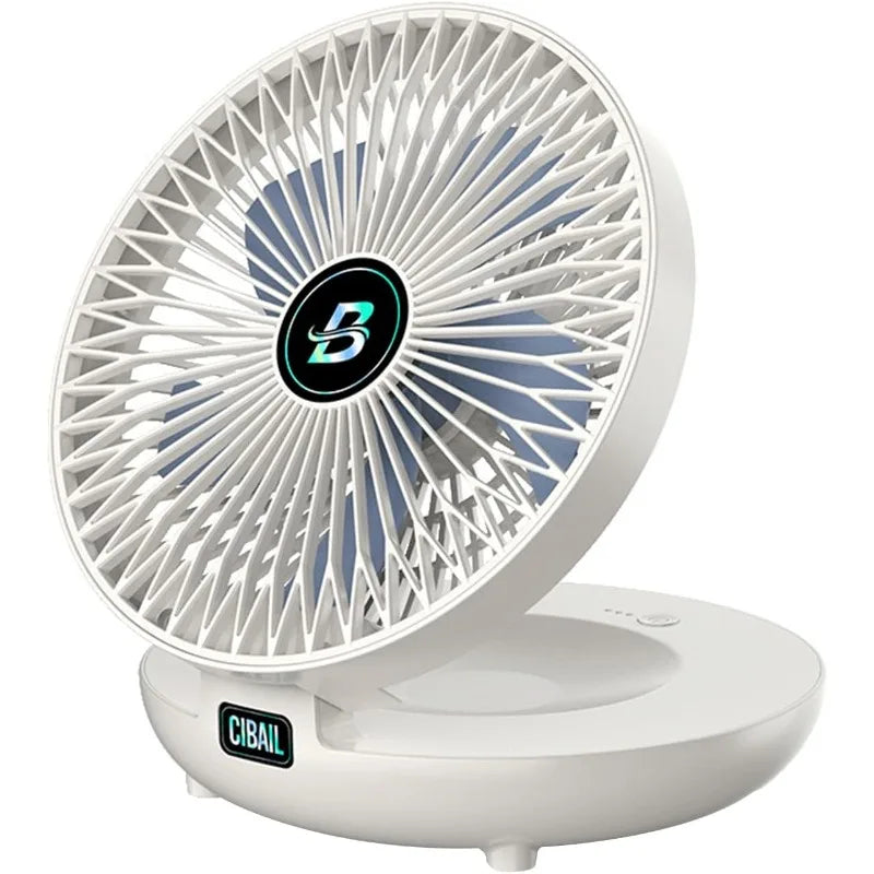 Fans, Portable Deformable Fan USB Rechargeable Quiet Pocket Cooling for Office Outdoor Home Travel Folding Small Hand Fan Taj Home Store