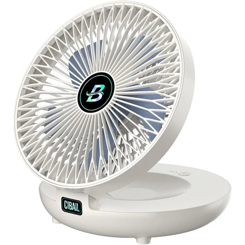 Fans, Portable Deformable Fan USB Rechargeable Quiet Pocket Cooling for Office Outdoor Home Travel Folding Small Hand Fan Taj Home Store