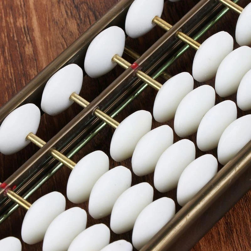 17 Digits Rods Soroban Standard Abacus Chinese Japanese Calculator Counting Tool Math Learning Beginners Taj Home Store