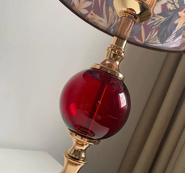 Bedroom desk lamp, warm and romantic, light luxury, retro American wrought iron, simple modern bedside lamp Taj Home Store