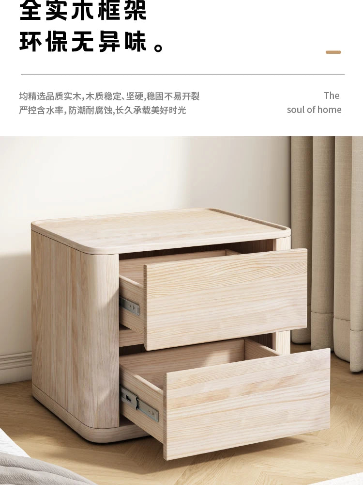 Storage With Drawers Bedside Tables Luxury Bedroom Space Saving Nightstands Delicacy Modern Mesitas De Noche Home Furniture Taj Home Store