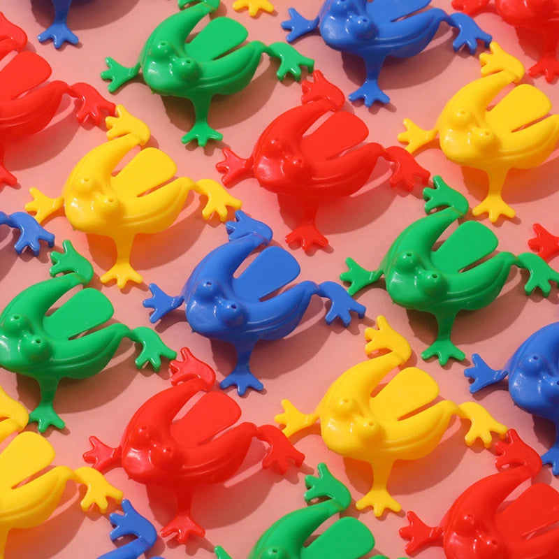 50-5PCS Jumping Frog Toys Parent-child Bounce Frogs Anxiety Toy Kids Assorted Stress Relief Toys Children Birthday Party Gifts Taj Home Store