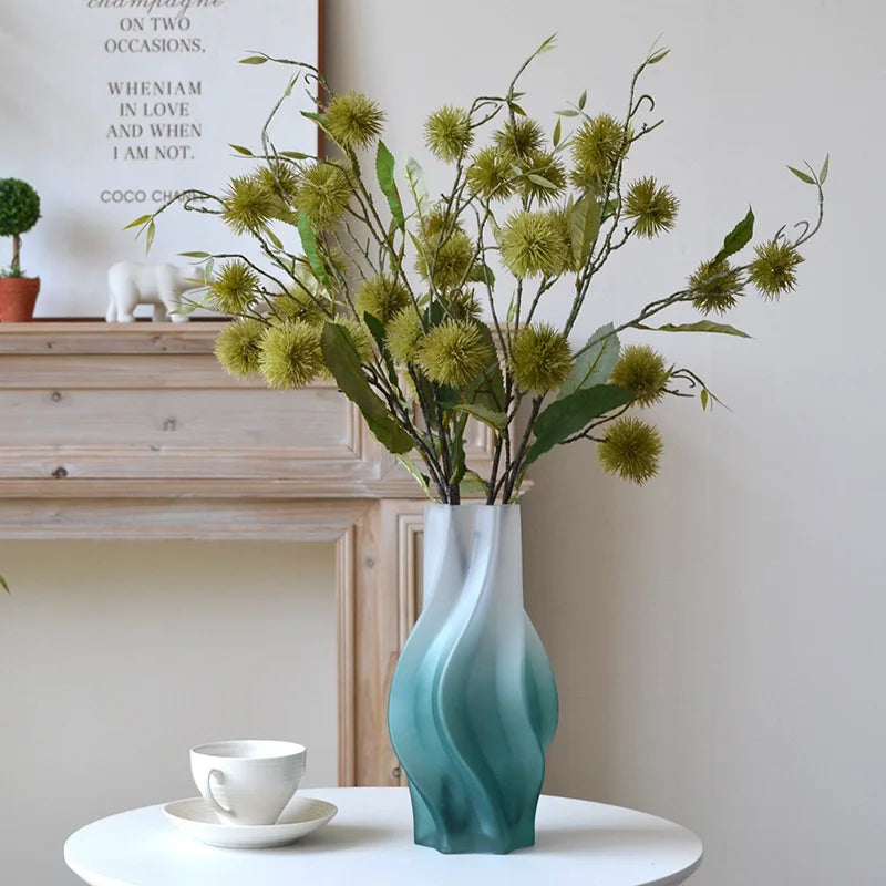 Artificial Plants Dandelion Bouquet Vases for Home Decor Wedding Decorative Fake Flowers Needlework Ornamental Flowerpot Taj Home Store