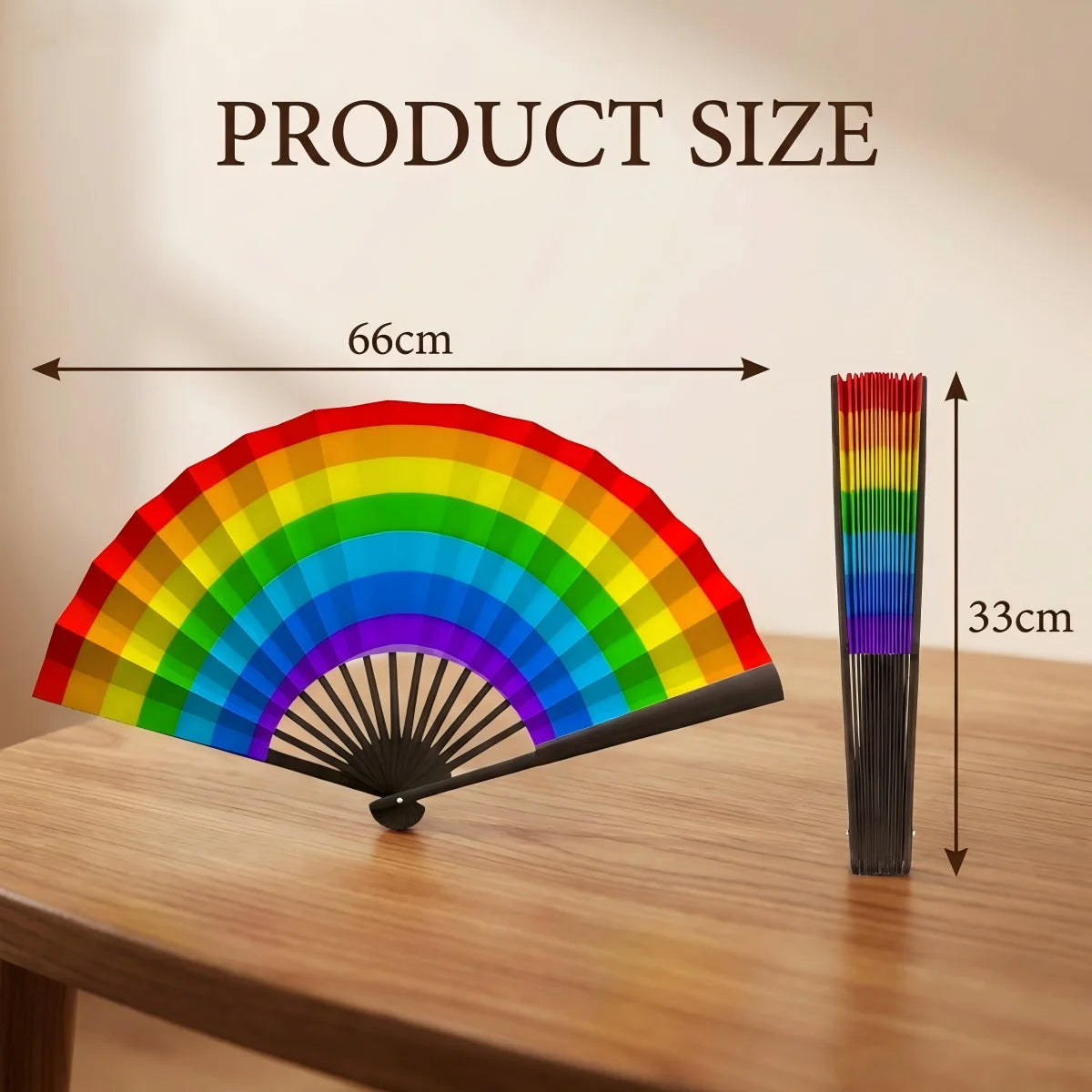 custom Large Portable Folding Clacking Fans For Line Dancing - Boots On The Ground Hand Fan For Raves & Decorations Taj Home Store