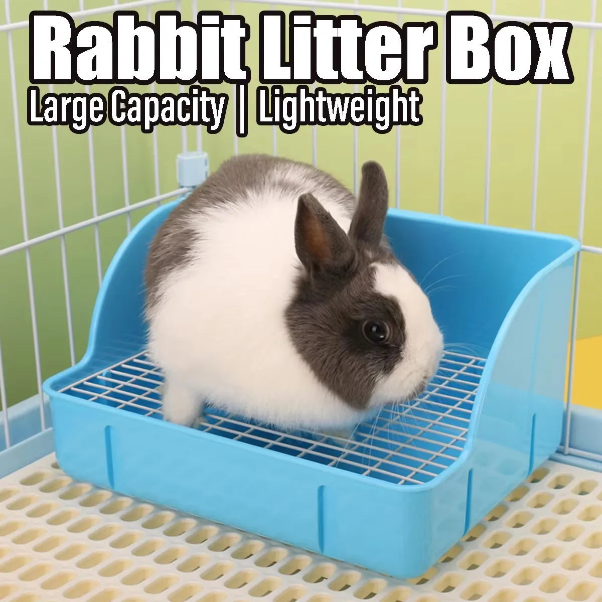 Corner Rabbit Litter Box Durable Toilet Trainer for Ferret Hamster Guinea Pig Small Animal Pet Supplies Animal Potty Taj Home Store