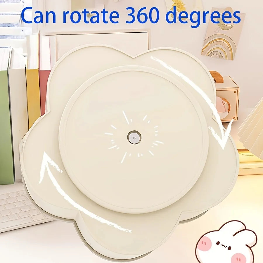 1pc 360 degree cute rotating pen holder, large capacity multifunctional desktop stationery storage box, stationery storage Taj Home Store