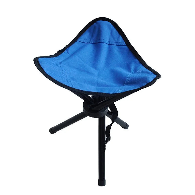 Portable 1PC Foldable Outdoor Triangle Beach Chairs Stool Lightweight Ultralight Camping Fishing Picnic Chair Multifunction Taj Home Store