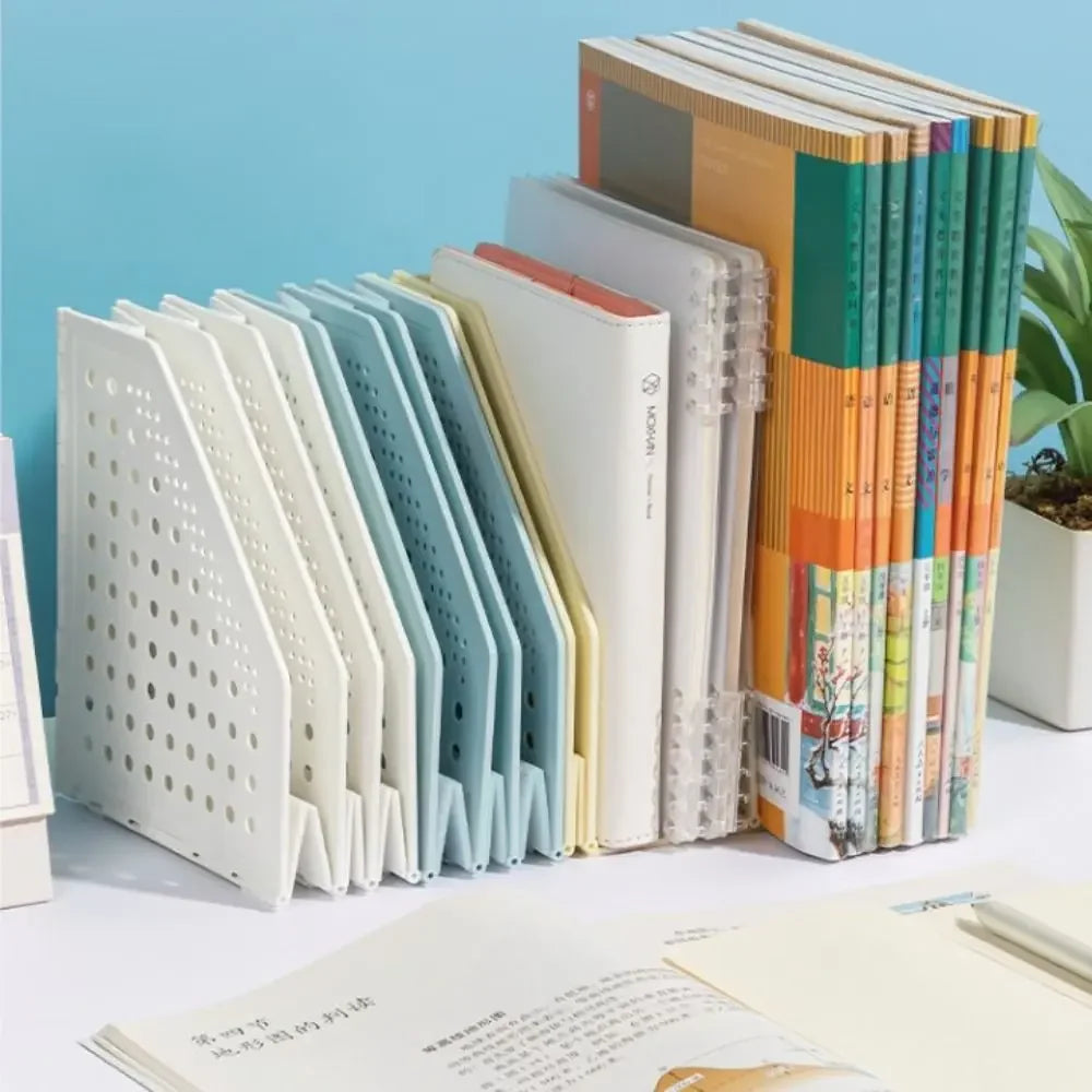 File Organizer Retractable File Holder Creative Foldable Desktop Bookend Bookshelf Adjustable File Storage Rack Office Supply Taj Home Store