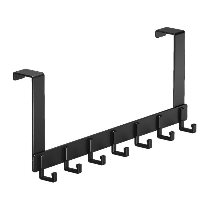 New Aluminum Alloy Door Hook Clothes Coat Hat Towel Hanger Holder Home Bathroom Organizer Rack Kitchen Storage Hooks Taj Home Store