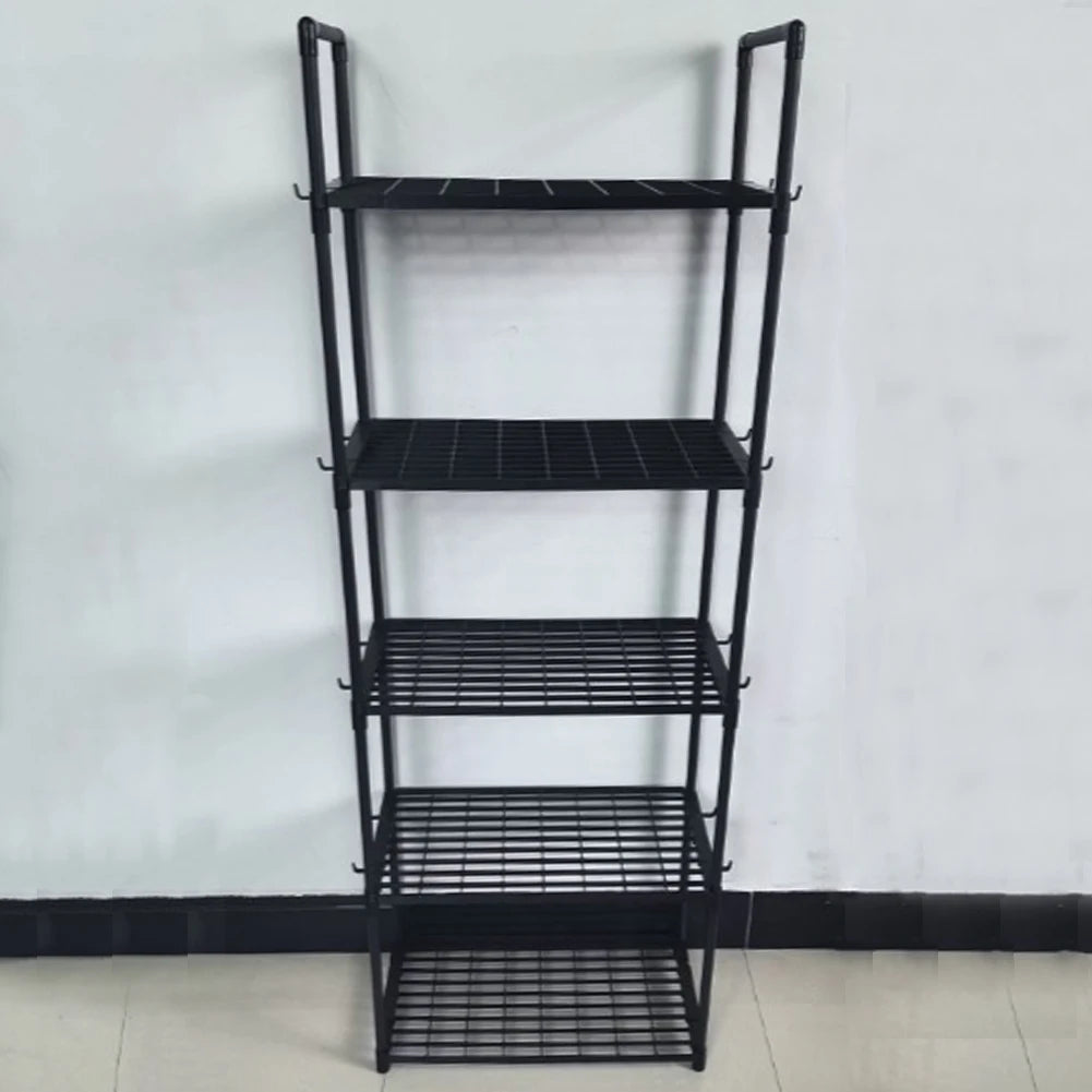 5 Tier Shelving Unit Adjustable Storage Shelf 66 Lbs Capacity Standing Shelf for Kitchen Pantry Closet Bathroom Laundry Garage Taj Home Store