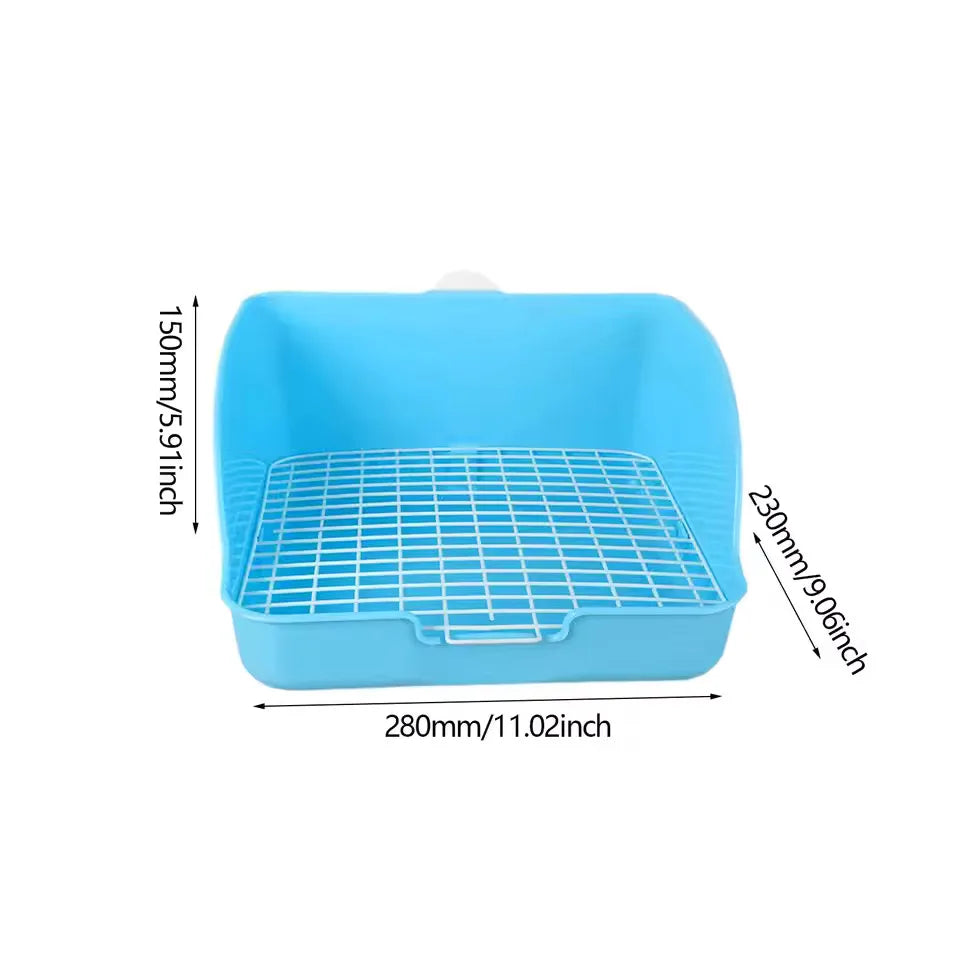 Corner Rabbit Litter Box Durable Toilet Trainer for Ferret Hamster Guinea Pig Small Animal Pet Supplies Animal Potty Taj Home Store