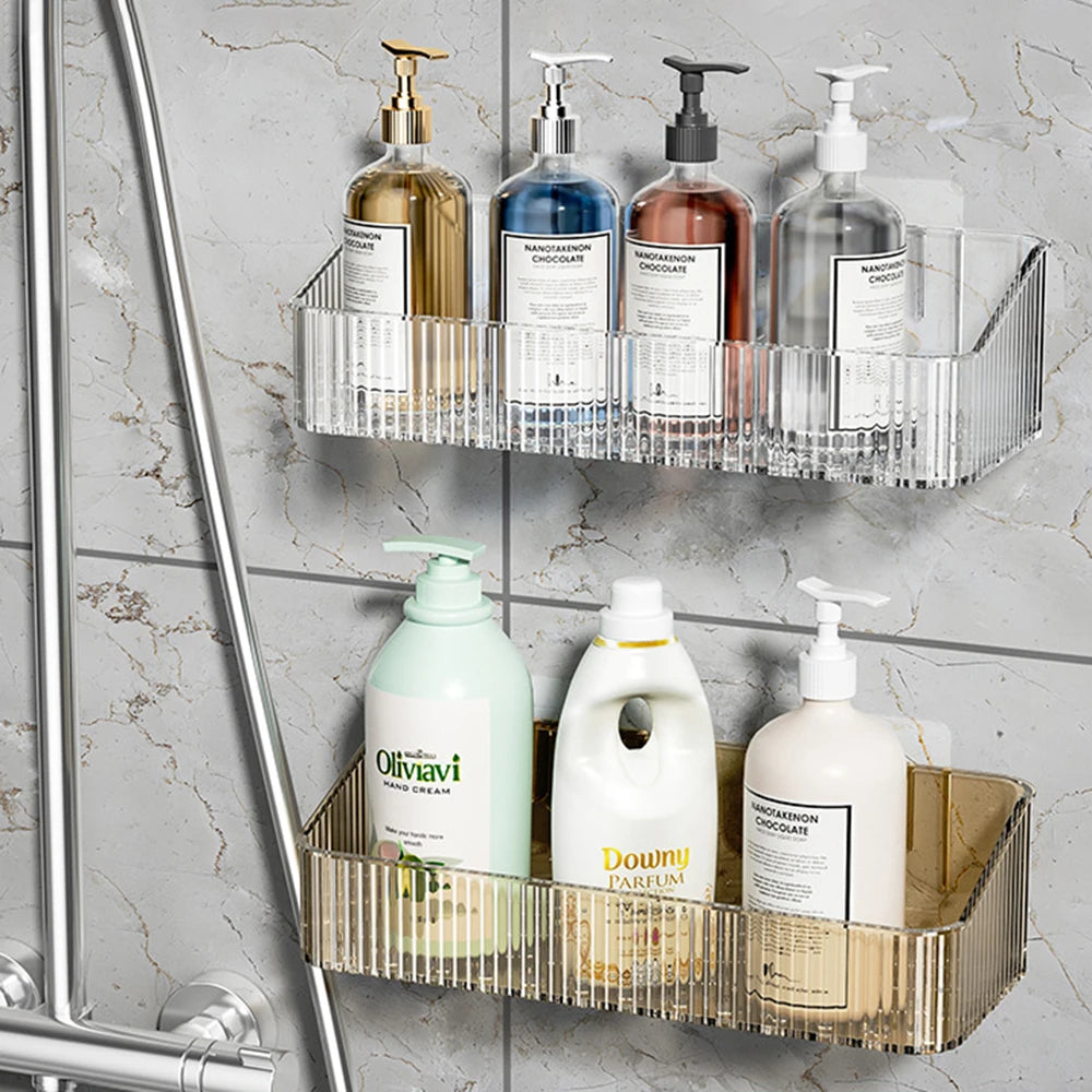 Bathroom Storage Rack Wall Mounted Toilet Washroom Washroom Washbasin Wall Organizing Storage Basket Taj Home Store