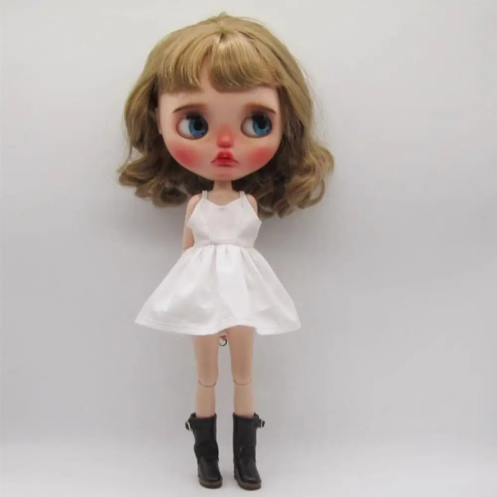 Princess Camisole Skirt Dresses For ob24 ob22 Dolls Long Dresses White Cardigans For blythe Dolls DIY Clothes Accessories Taj Home Store