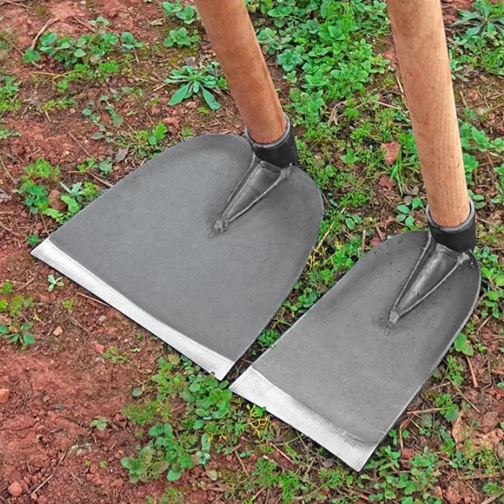 Garden Hoe Household Outdoor Farming Tools Forging Weeding Hoe for Digging Soil Planting Vegetables Flowers Taj Home Store