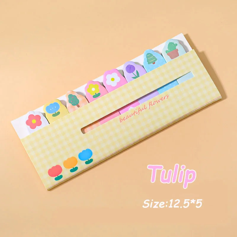 Creative Cute Cartoon Animal Index Stickers Stationery Notebook High Appearance Convenience Stickers Student Supplies Taj Home Store