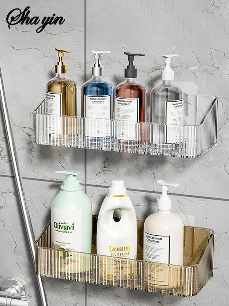Bathroom Storage Rack Wall Mounted Toilet Washroom Washroom Washbasin Wall Organizing Storage Basket Taj Home Store