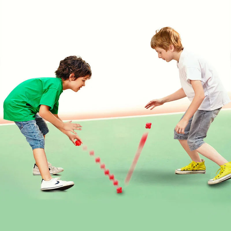 Rubber Bounce Reaction Balls for Hand Eye Coordination Speed Reflex Training Sensory Indoor Oudtoor Sports Exercise Kid Adults Taj Home Store