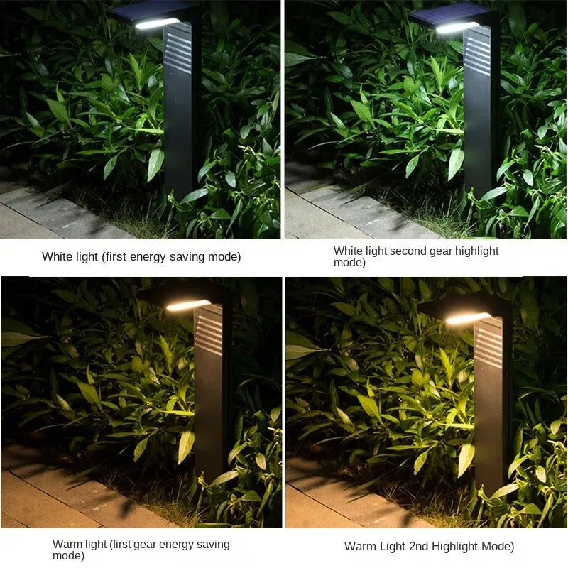 Solar Courtyard Lights Household Outdoor Landscape Lights Park Road Waterproof Lawn Lights Garden Floor Plug-in Lights Taj Home Store