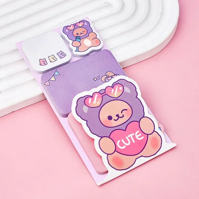 Lovely Animal Panda Rabbit Bear Dog Sticky Notes Memo Pad Paper School Supplies Planner Stickers Stationery Taj Home Store