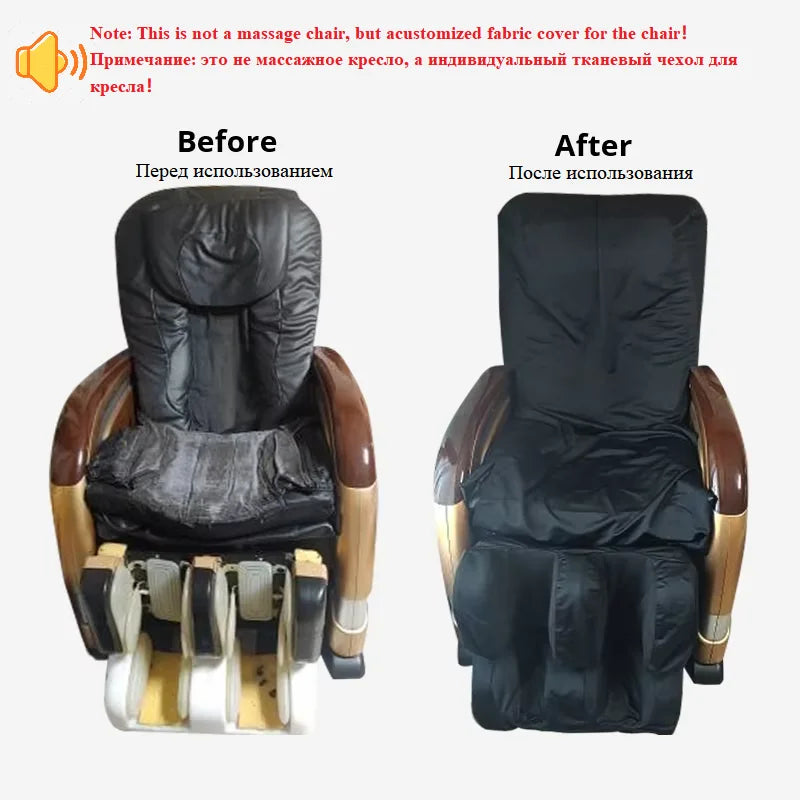 Customized Cloth Dust Cover Wear-resistant and Scratch-Resistant Full Wrapped Fbric Cover Universal Massage Chair Accessory Taj Home Store