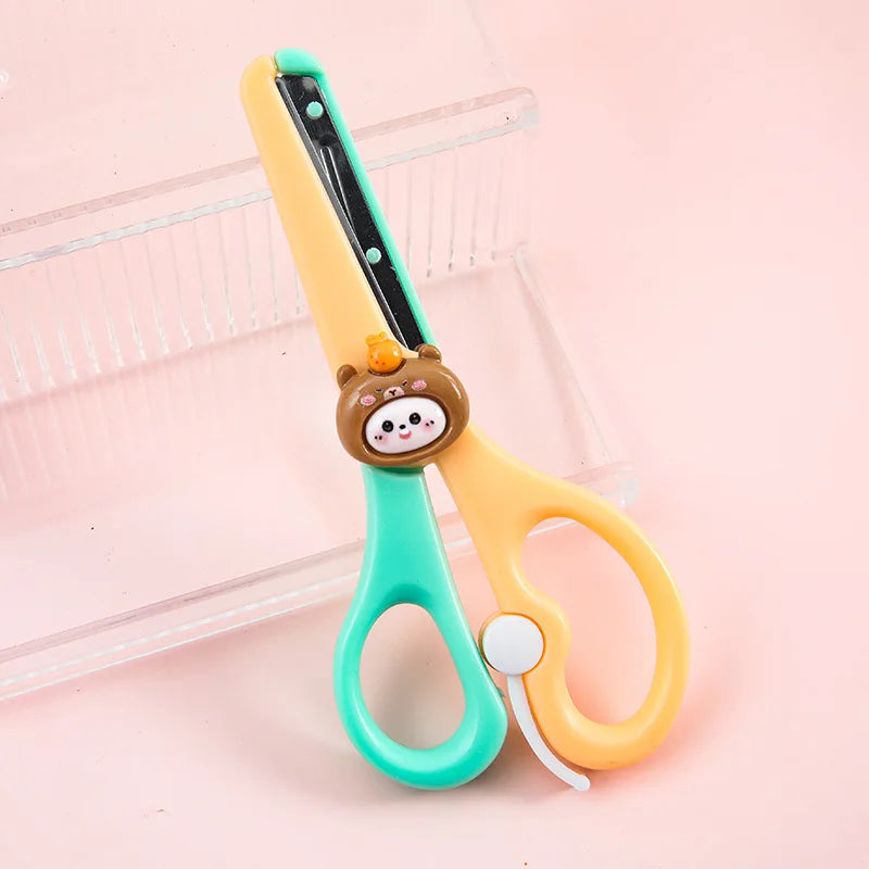 Cute style round-tip safety scissors for DIY arts and crafts, office & school. Taj Home Store