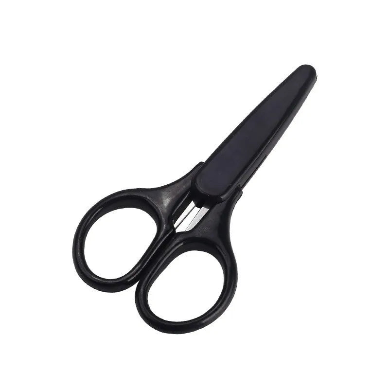 1pc Compact Precision Craft Scissors Sharp Stainless Steel Blades with Protective Cap For Paper Cutting Scrapbooking Sewing Taj Home Store