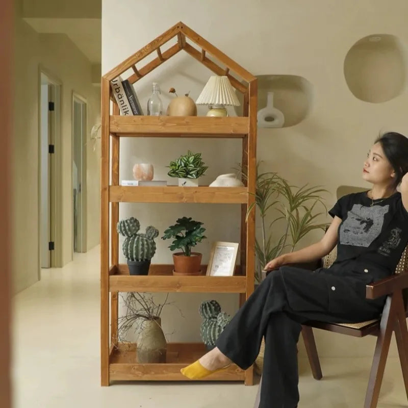 Garden Black Plant Stands Wooden Pots Shelf Patio Plant Stands Flower Outside Giardino Arredamento Esterno Terrace Furniture Taj Home Store