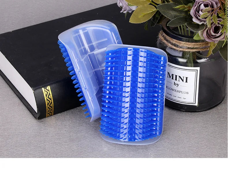 Massage Pet Cat Brush Corner Scrape Hair Removal Beauty Clean Corner Brush Removable Scratcher Comb for Kitten Cat Taj Home Store