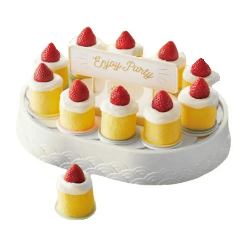 2-tier Automatic Rotating Cake Stand Sushi Dessert Cupcake Macaron Display Tray Wedding Birthday Party Supplies Cakes Turnables Taj Home Store