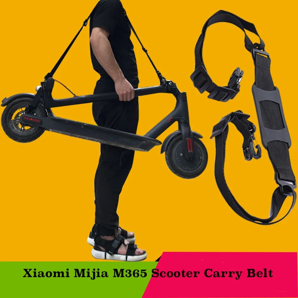Scooter Shoulder Straps Belt Skateboard Hand Carrying Handle Belt Webbing For M365 Scooter Skateboard Accessories Taj Home Store