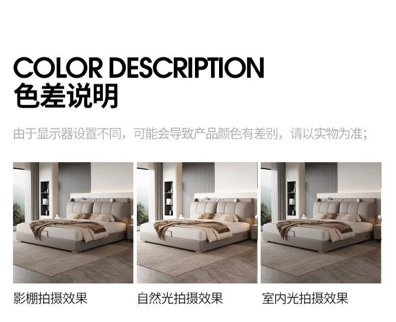 Bedroom Storage Bed Modern Corium Wedding Luxury Bed Corium Double Recamaras Matrimoniales Completas Muebles Home Furniture Taj Home Store