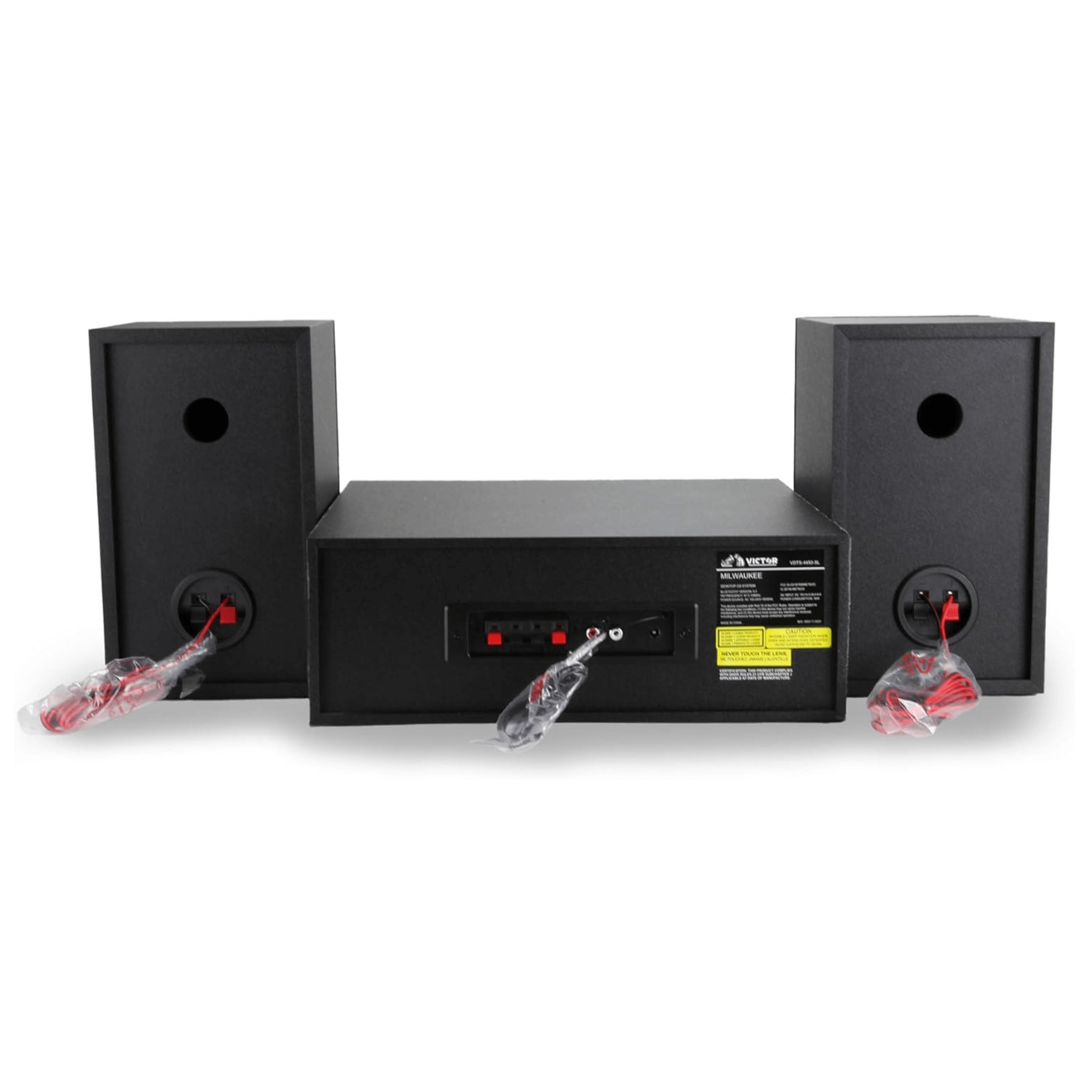 Victor Milwaukee II Desktop Bluetooth CD Stereo System Jupiter Gear Home