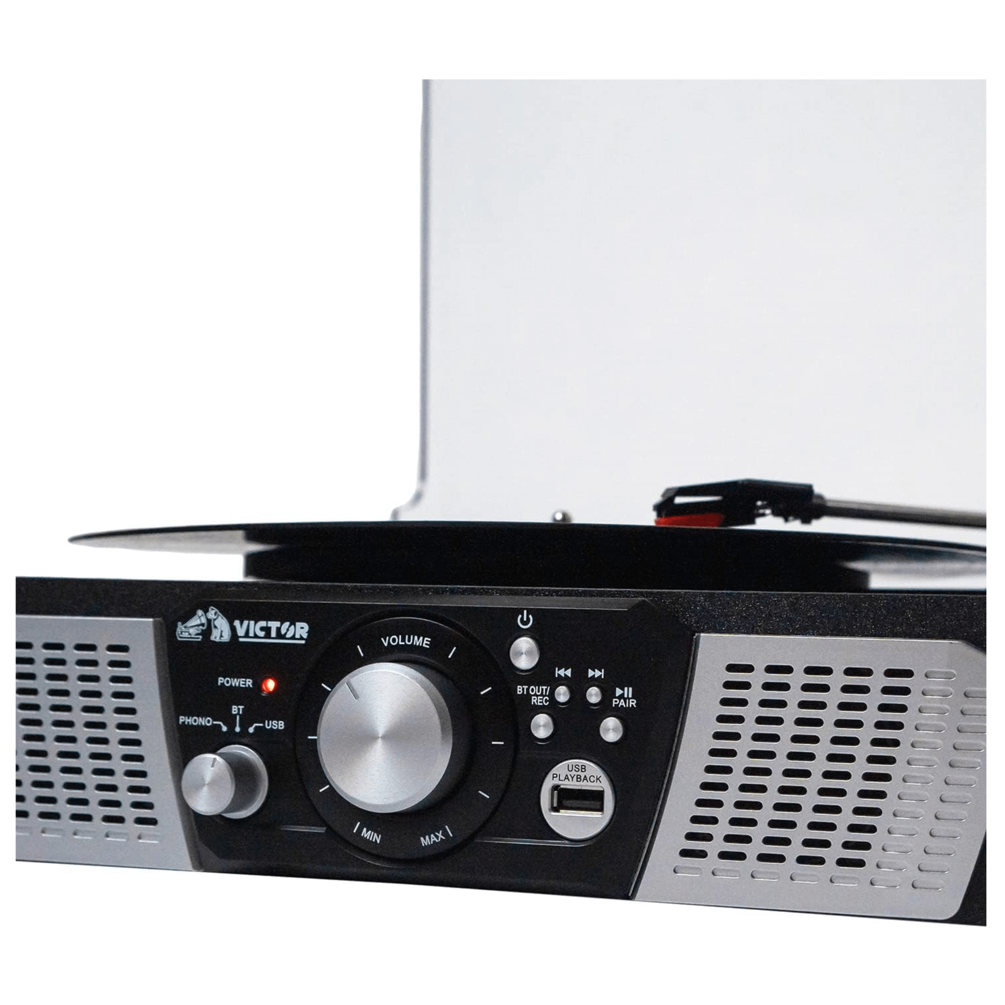 Victor Lakeshore 5-in-1 Hybrid Bluetooth Turntable System w USB and RCA Output Jupiter Gear Home