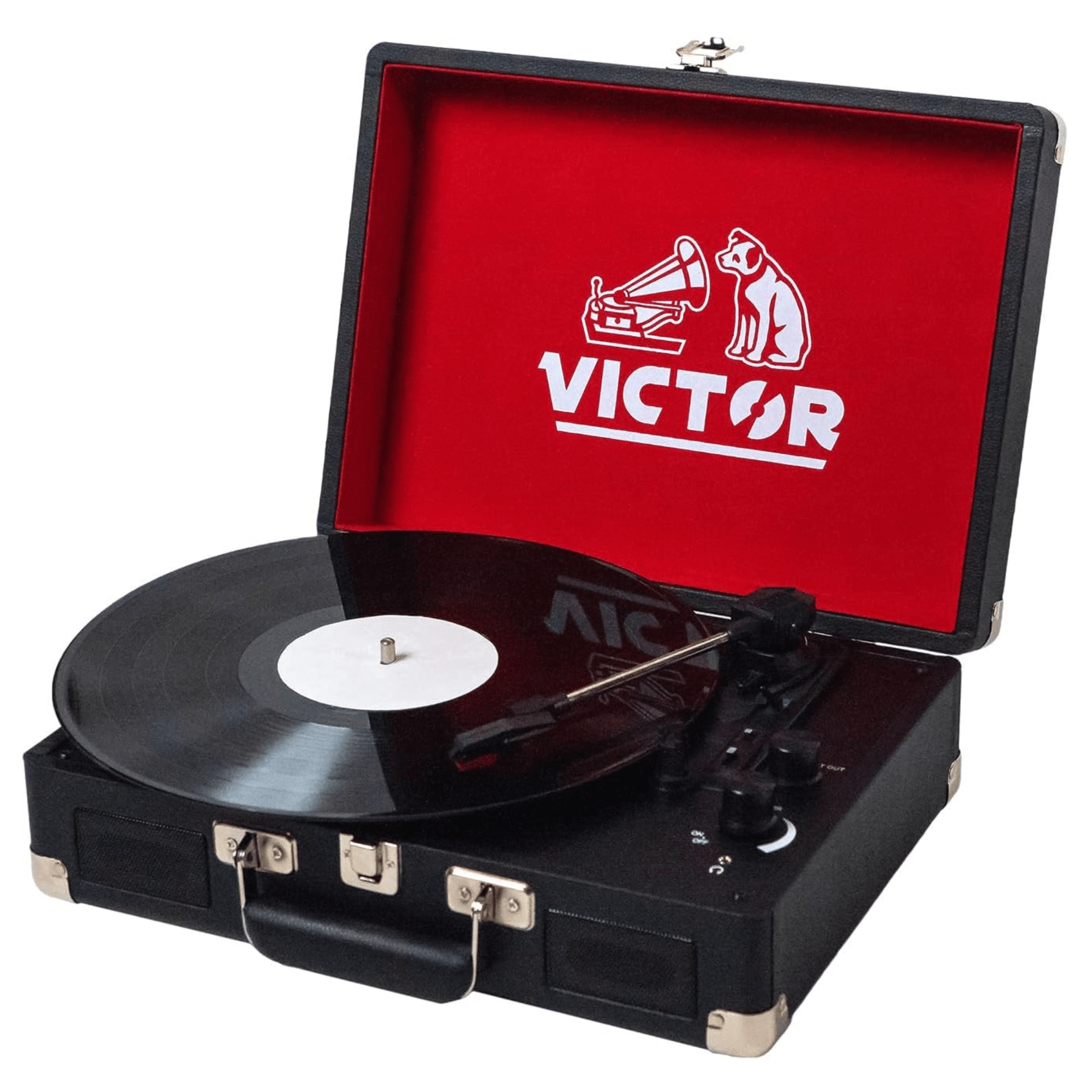 Victor Metro Dual Bluetooth Suitcase 3-Speed Turntable Jupiter Gear Home