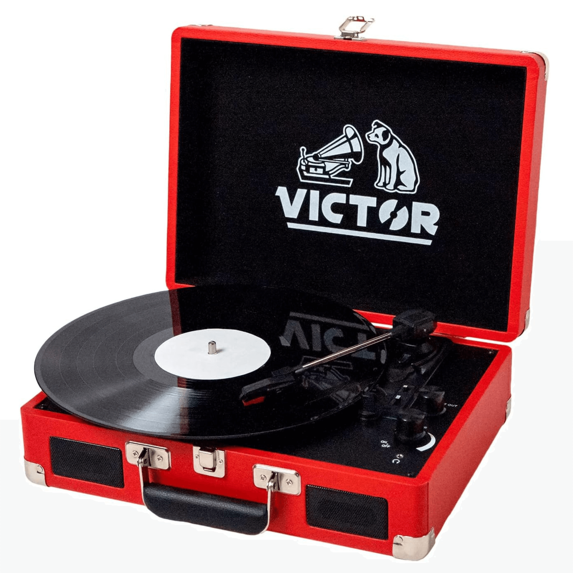 Victor Metro Dual Bluetooth Suitcase 3-Speed Turntable Jupiter Gear Home