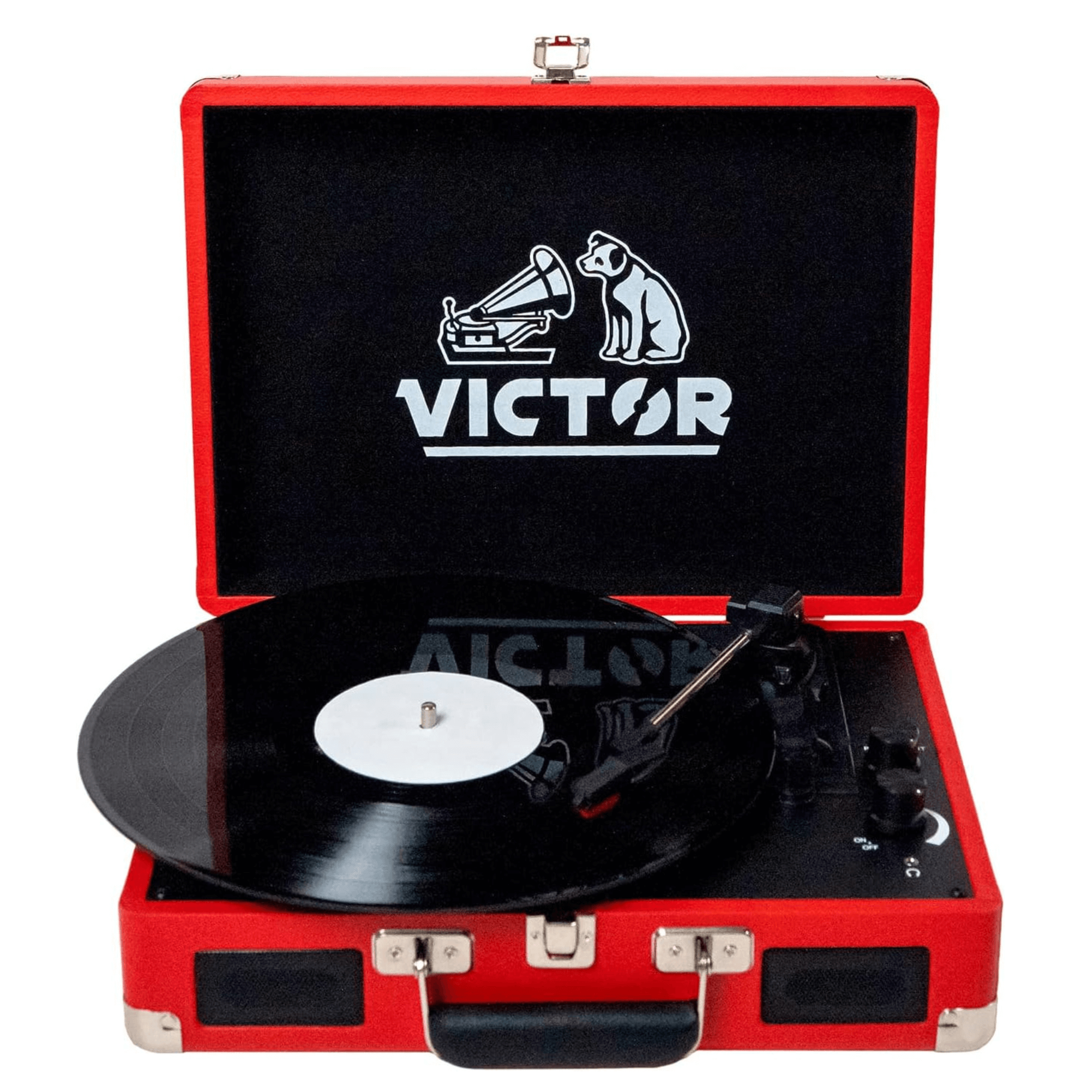 Victor Metro Dual Bluetooth Suitcase 3-Speed Turntable Jupiter Gear Home