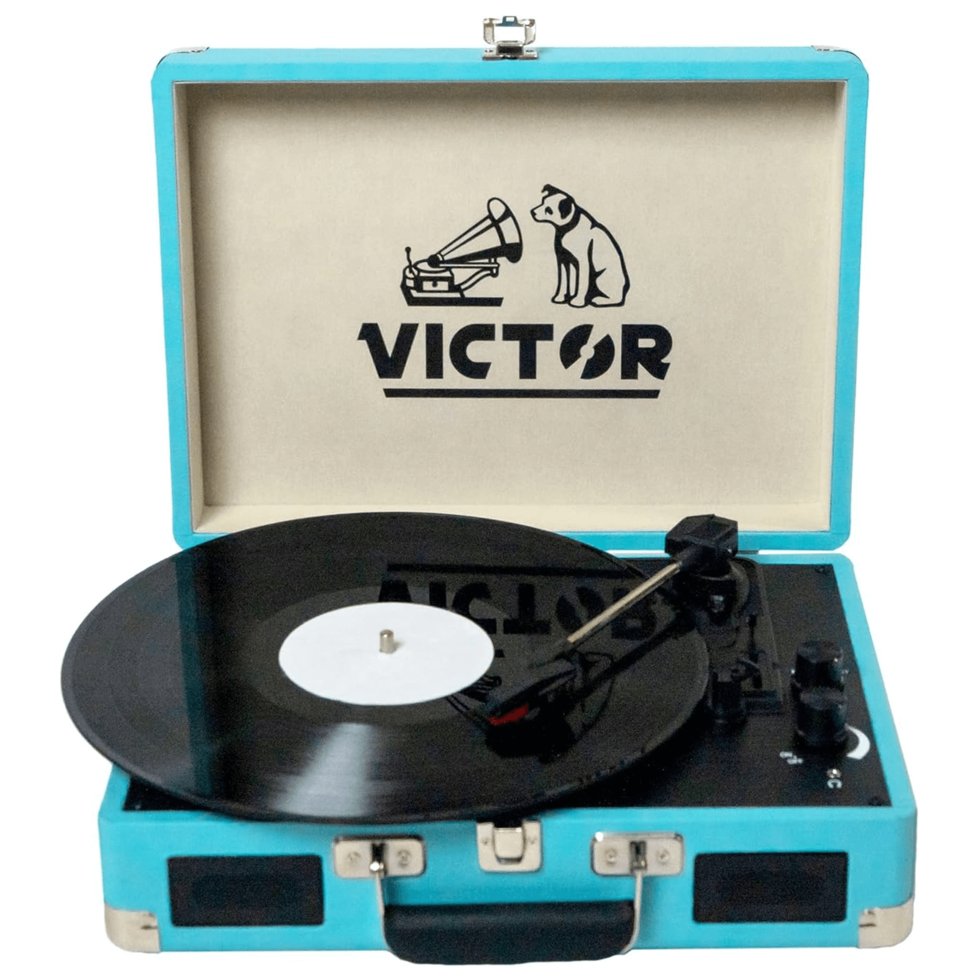 Victor Metro Dual Bluetooth Suitcase 3-Speed Turntable Jupiter Gear Home